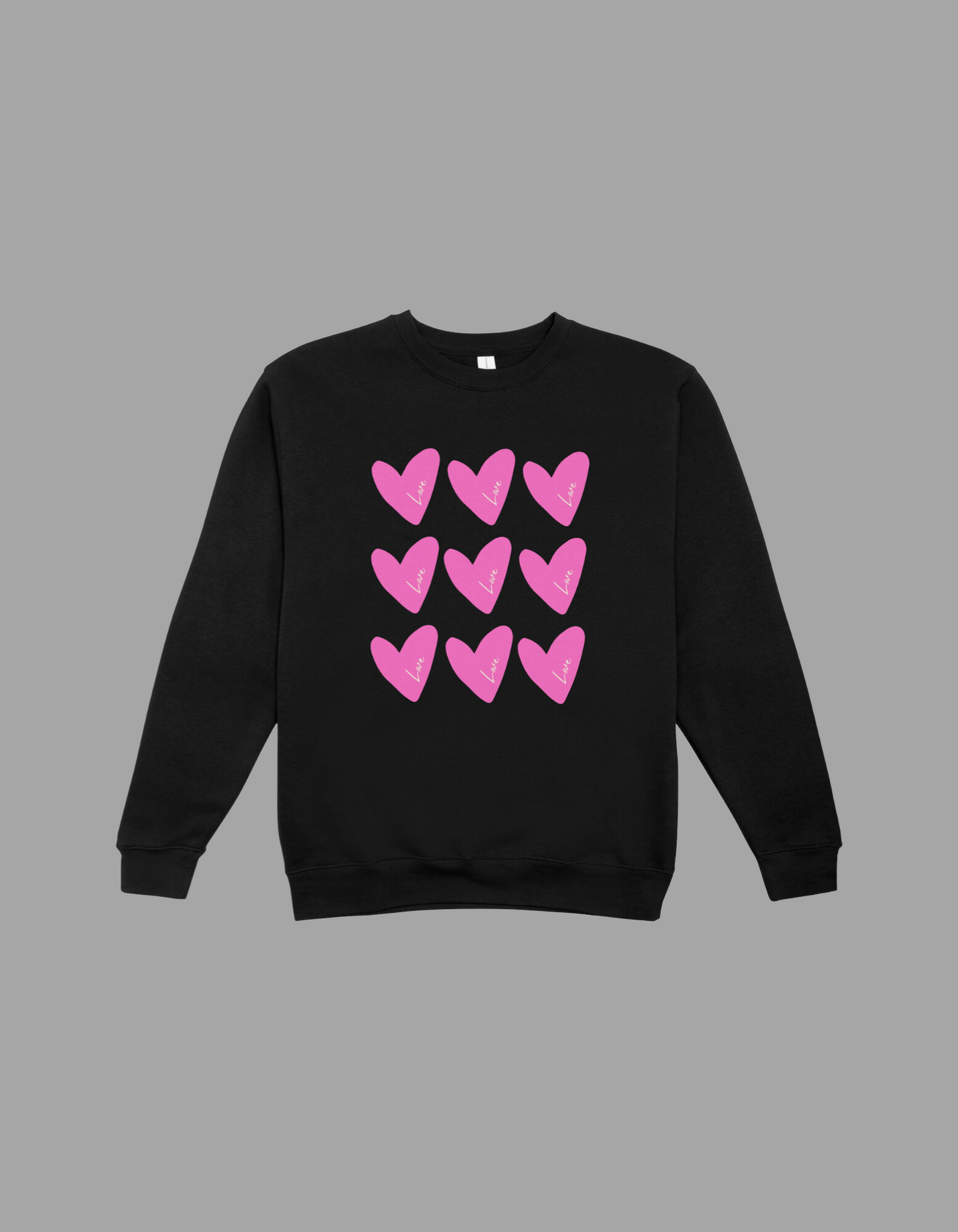 Pink Hearts Sweatshirt