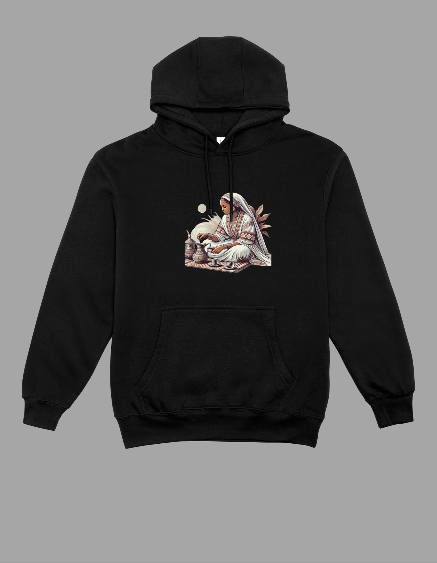 Woman Making Coffee Hoodie