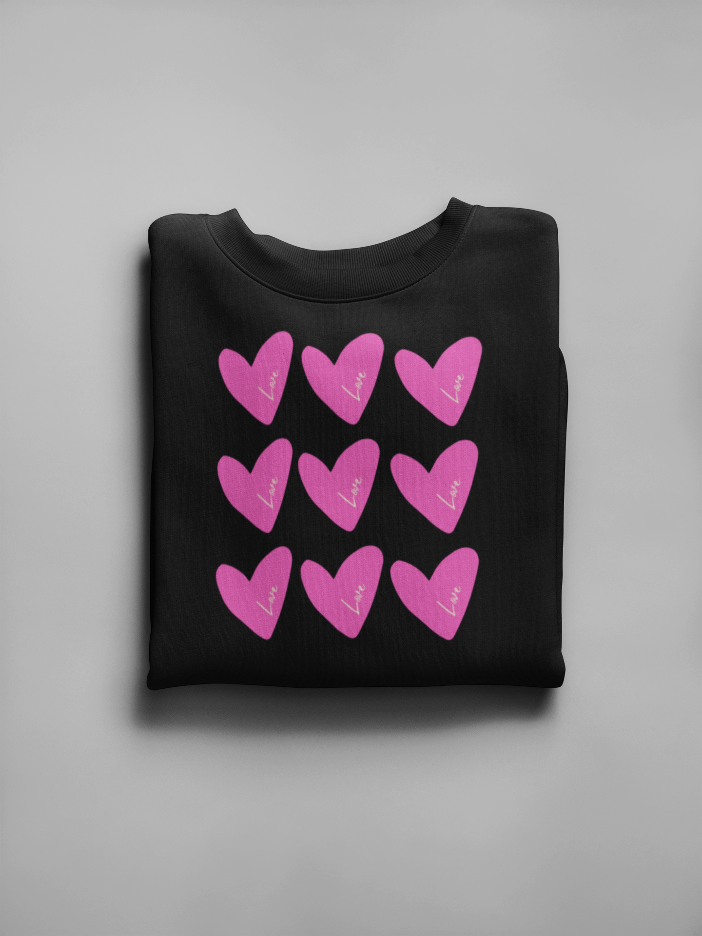 Pink Hearts Sweatshirt